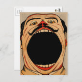 Vintager Mund Postkarte (Vorne/Hinten)