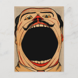 Vintager Mund Postkarte