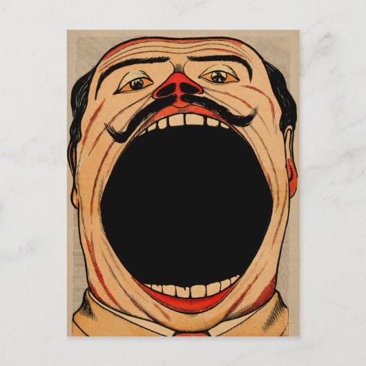 Vintager Mund Postkarte (Vorderseite)