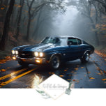 Vintager Muscle Car Fall Forest Highway Seidenpapier<br><div class="desc">Vintage Impala Fall Forest Highway Découpage: Ein klassischer Muskelwagen kreuzt eine kurvenreiche Herbststraße,  umgeben von einem pulsierenden Herbstwald - perfekt für Automobilkunst.</div>