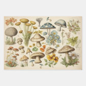 Vintager Mushroom-Cocktail Geschenkpapier Set (Vorderseite)