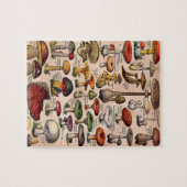 Vintager Mushroom-Guide Puzzle (Horizontal)