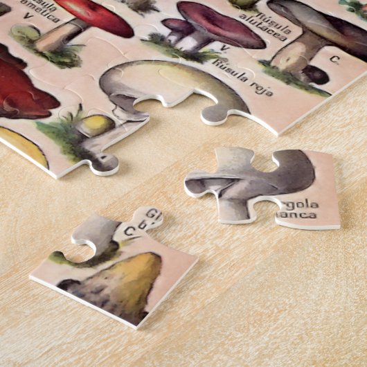 Vintager Mushroom-Guide Puzzle (Seite)