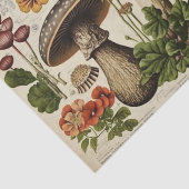 Vintager Mushroom-Kernausschnitt Seidenpapier (Ausschnitt)