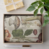 Vintager Mushroom-Kernausschnitt Seidenpapier (Geschenk)
