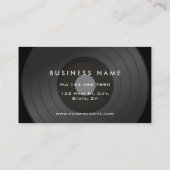 Vintager Musik-Kassetten-Band-Blick Visitenkarte (Rückseite)