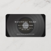 Vintager Musik-Kassetten-Band-Blick Visitenkarte (Rückseite)