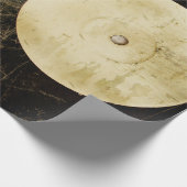 Vintager musikalischer Hintergrund Geschenkpapier (Ecke)