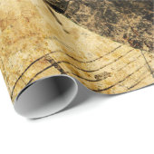 Vintager musikalischer Hintergrund Geschenkpapier (Rolleneckpunkt)