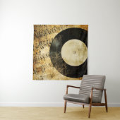 Vintager musikalischer Hintergrund Wandteppich (Beispiel)