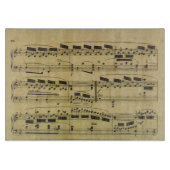 Vintager Musiker der Schneidebrett (Vorderseite)