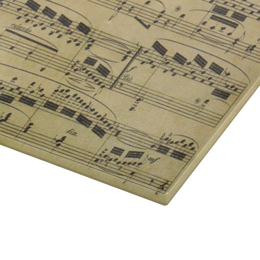 Vintager Musiker der Schneidebrett (Ecke)