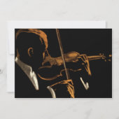 Vintager Musiker, Geigermusiker (Vorderseite)