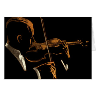 Vintager Musiker, Geigermusiker