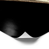 Vintager Musiker, Geigermusiker Poster (Ecke)