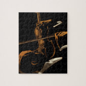 Vintager Musiker, Geigermusiker Puzzle (Vertikal)