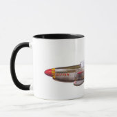 Vintager Mustang P-51 Tuskegee Flieger-Zweiter Tasse (Links)