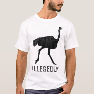Vintager mutmaßlicher Strauß T-Shirt