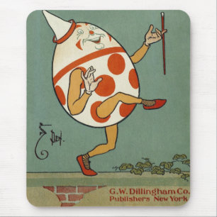 Vintager Mutter-Gans-Kinderzimmer-Reim, Humpty Mousepad