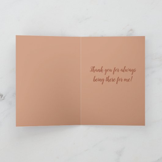 Vintager Mutterspaziergang am Muttertag Karte (Innenseite)