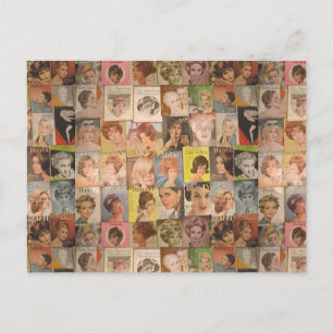 Vintager Muttertag der Haare von 1960 Postkarte