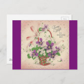 Vintager Muttertag für Ehefrau Postkarte (Vorne/Hinten)