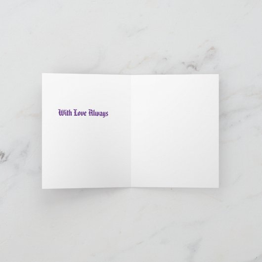 Vintager Muttertag  Karte (Innenseite)