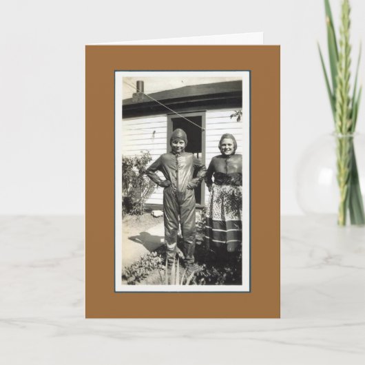 Vintager Muttertag Karte (Vorderseite)