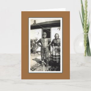 Vintager Muttertag Karte