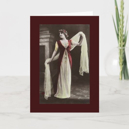 Vintager Muttertag Karte (Vorderseite)