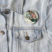 Vintager Muttertag, Kinder, die Karten im Bett les Button (Beispiel)