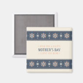 Vintager Muttertag | Magnet (Vorderseite/Rückseite)