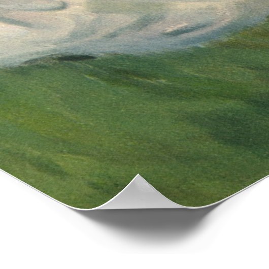 Vintager Muttertag, Mama mit Kindern Poster (Ecke)