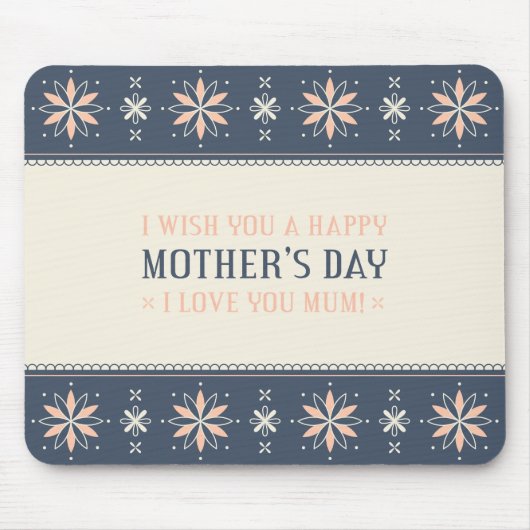 Vintager Muttertag | Mauspad (Vorne)