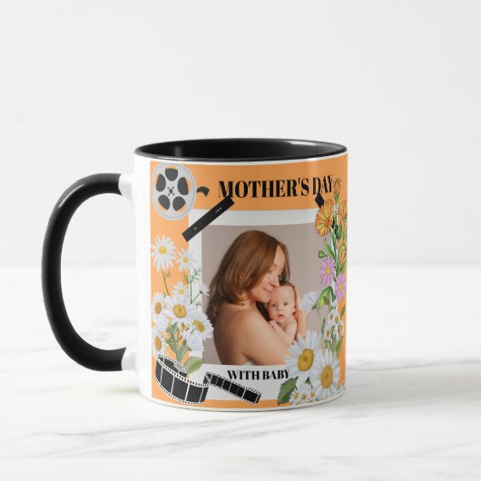Vintager Muttertag - Mit Baby Tasse (Links)