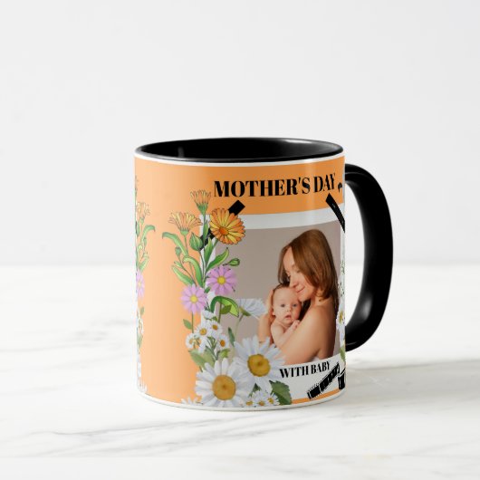 Vintager Muttertag - Mit Baby Tasse (VorderseiteRechts)