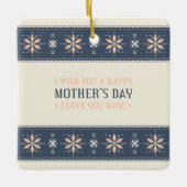 Vintager Muttertag | Ornament (Vorderseite)