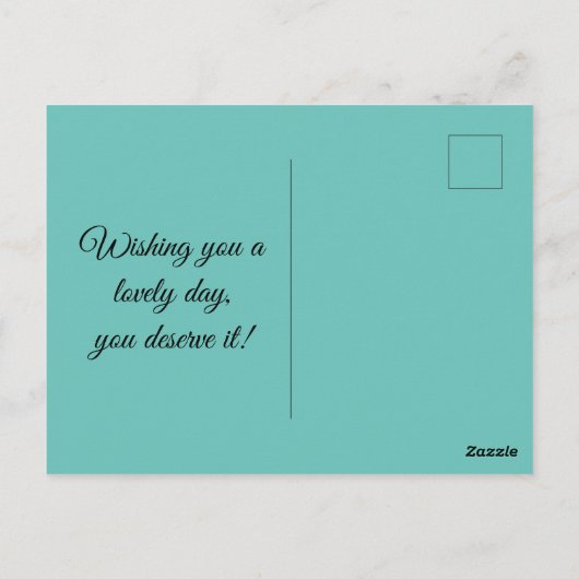 Vintager Muttertag Postkarte (Rückseite)