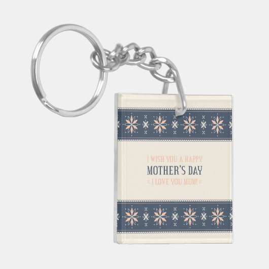 Vintager Muttertag | SCHLÜSSELANHÄNGER (Vorderseite links)