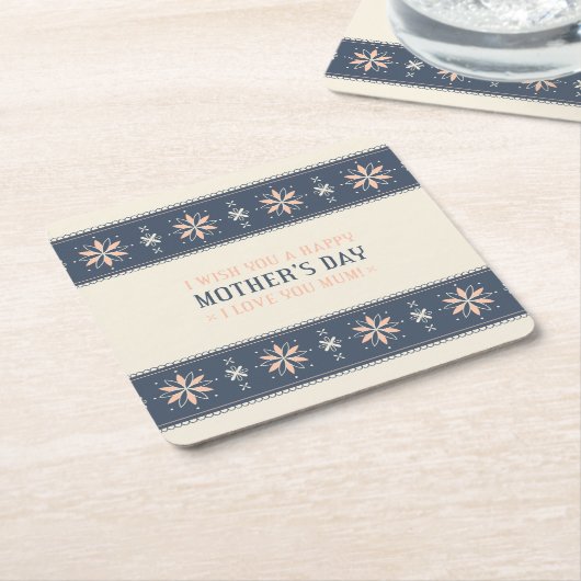 Vintager Muttertag | UNTERSETZER (angewinkelt)