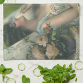 Vintager Muttertag, Viktorianische Mama mit Baby Geschirrtuch (Gefaltet)