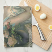 Vintager Muttertag, Viktorianische Mama mit Baby Geschirrtuch (Viertel Falte)