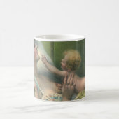Vintager Muttertag, Viktorianische Mama mit Baby Kaffeetasse (Mittel)
