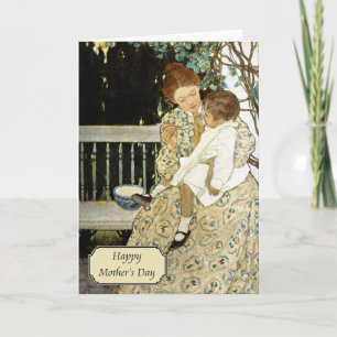 Vintager Muttertag von Jessie Willcox Smith Karte