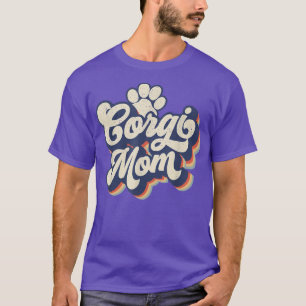 Vintager Muttertagsgeschenk Hunde Liebhaber Groovy T-Shirt