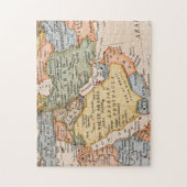 Vintager Nahost-Arabischer Plan Puzzle (Vertikal)
