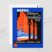 Vintager Nahost-Mittelmeerraum Asien-Reisen Postkarte (Vorne/Hinten)