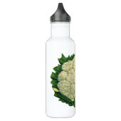 Vintager Nahrungsmittelgemüseveggies-Blumenkohl Trinkflasche (Links)