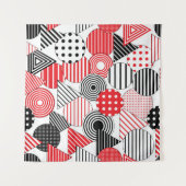 Vintager nahtloser abstrakter Hintergrund. Dotter  Wandteppich (Vorderseite (Horizontal))