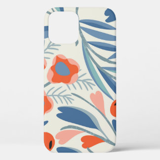 Vintager, nahtloser, botanischer Hintergrund. Case-Mate iPhone Hülle